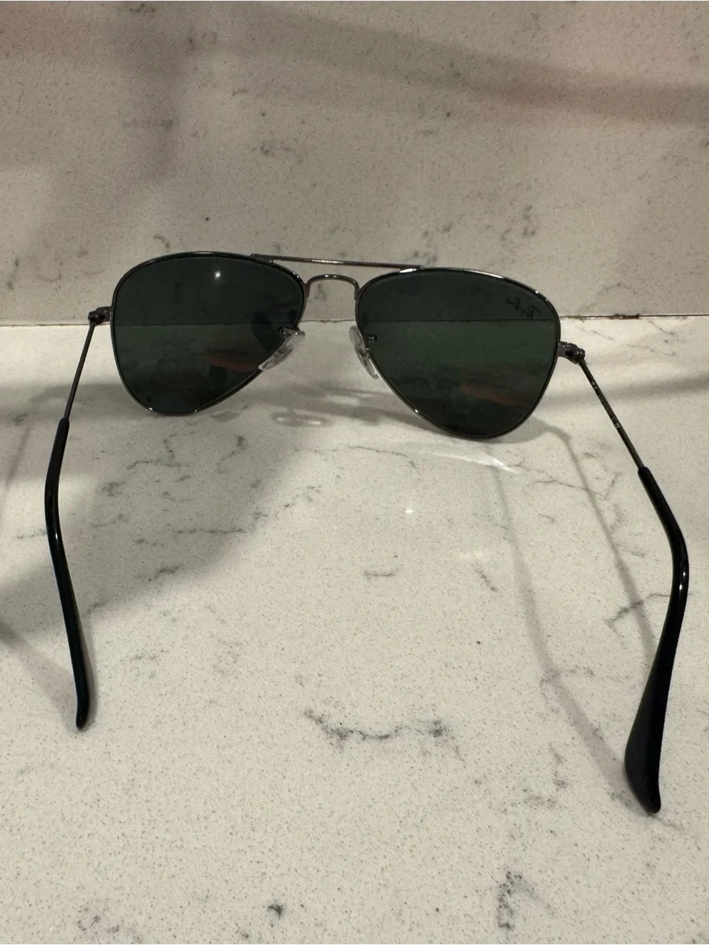 Ray-Ban Aviator Kids Sunglasses with Black Lenses